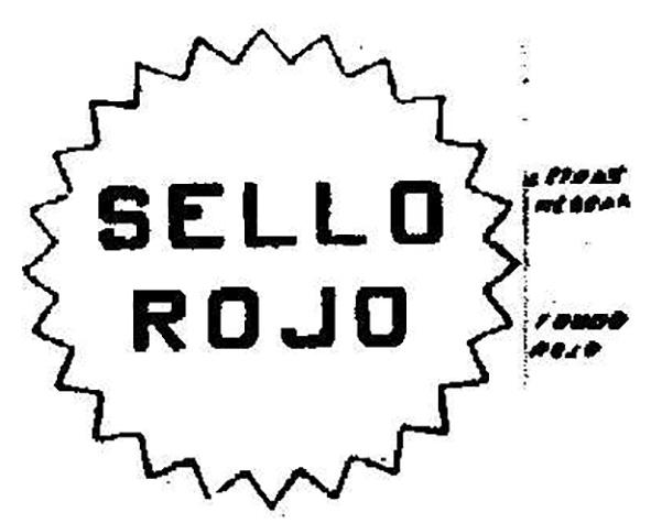 SELLO ROJO