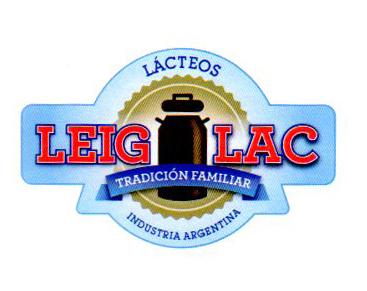 LÁCTEOS LEIG LAC TRADICIÓN FAMILIAR INDUSTRIA ARGENTINA