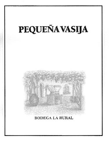 PEQUEÑA VASIJA BODEGA LA RURAL