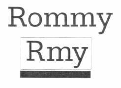 ROMMY RMY