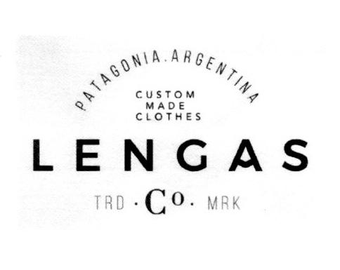 PATAGONIA.ARGENTINA CUSTOM MADE CLOTHES LENGAS TRD · CO · MRK