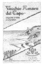 VECHIO AMARO DEL CAPO LIQUORE D'ERBE DI CALABRIA  CAFFO