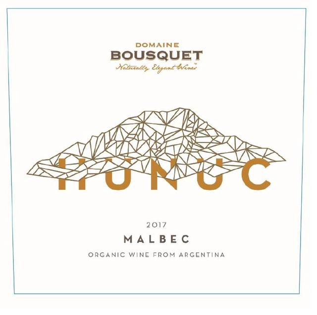 DOMAINE BOUSQUET HUNUC 2017 MALBEC ORGANIC WINE FROM ARGENTINA