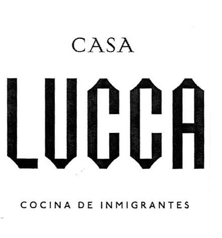 CASA LUCCA COCINA DE INMIGRANTES