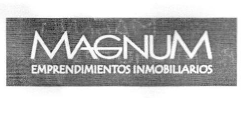 MAGNUM EMPRENDIMIENTOS INMOBILIARIOS