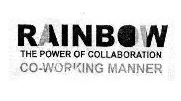 RAINBOW THE POWER OF COLLABORATION CO-WORKING MANNER