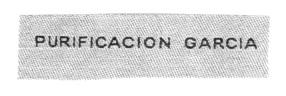 PURIFICACION GARCIA