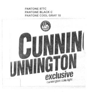 CUNNIN UNNINGTON EXCLUSIVE CUNNINGTON COLA LIGHT