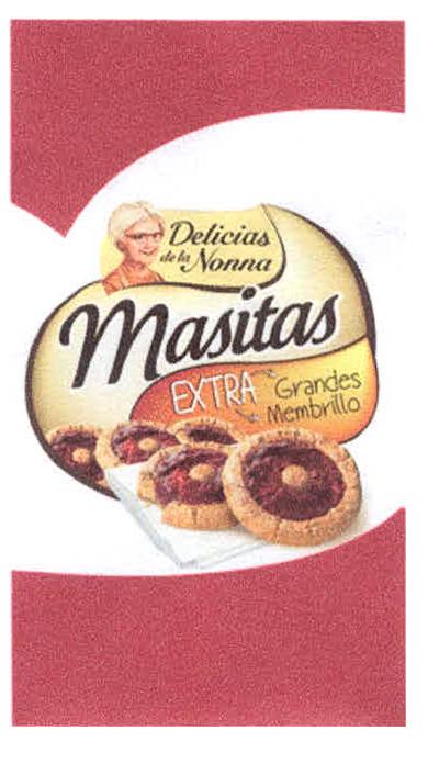 DELICIAS DE LA NONNA MASITAS EXTRA GRANDES MEMBRILLO