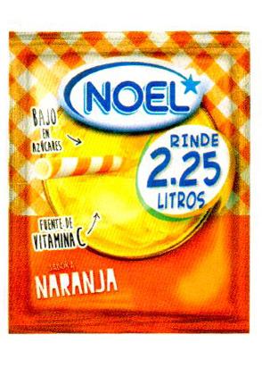 NOEL RINDE 2.25 LITROS BAJO EN AZUCARES FUENTE DE VITAMINA C SABOR A NARANJA