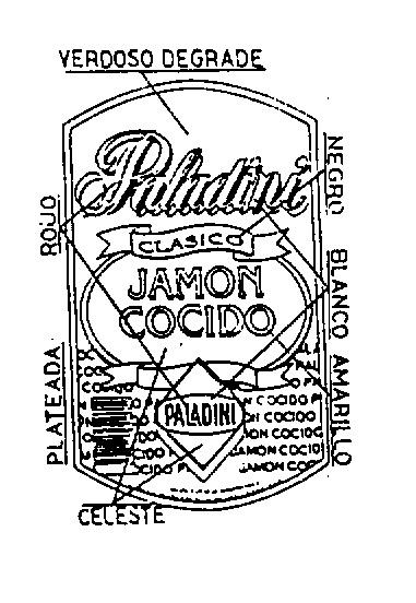 PALADINI CLASICO JAMON COCIDO PALADINI