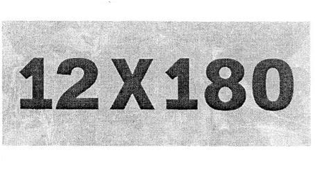 12 X 180