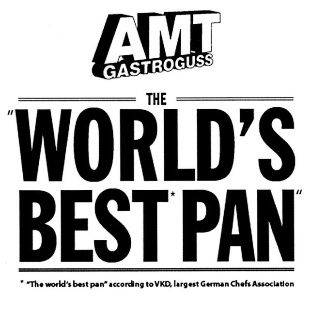 AMT GASTROGUSS THE WORLD'S BEST PAN ACCORDING TO VKD, LARGEST GERMAN CHEFS ASSOCIATION