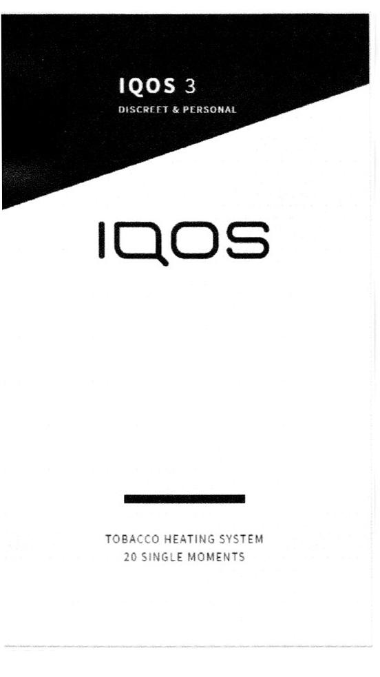 IQOS3 DISCREET & PERSONAL IQOS TOBACCO HEATING SYSTEM 20 SINGLE MOMENTS