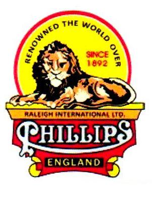 RENOWED THE WORLD OVER SINCE 1892 RALEIGH INTERNATIONAL LTD. PHILLIPS ENGLAND