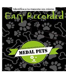 EASY RECORDED MEDAL PETS INDETIFICA A TU MASCOTA VOS MISMO WWW.SOYRECORDED.COM.AR