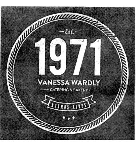 EST. 1971 VANESSA WARDLY CATERING BAKERY BUENOS AIRES