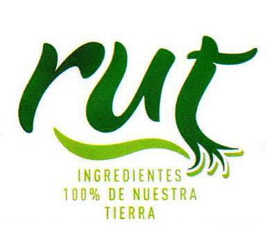 RUT INGREDIENTES 100% DE NUESTRA TIERRA