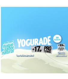 YOGURADE NUEVO SABOR NATURAL +17 PRO TEINAS