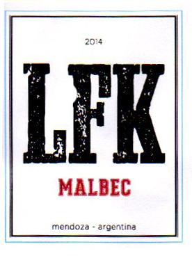 LFK MALBEC MENDOZA ARGENTINA 2014