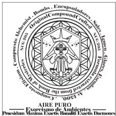 AIRE PURO EXORCISMO DE AMBIENTES COMPUESTO ELISIUM COMPUESTO ALCHEMIST BOMBS ENCAPSULADORES SALES IGMEN GLARES ESCUDOS  AV500 AV1000 AV1500