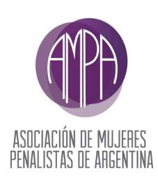 ASOCIACIÓN DE MUJERES PENALISTAS DE ARGENTINA AMPA