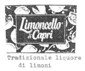 LIMONCELLO DI CAPRI TRADIZIONALE LIQUORE DI LIMONI