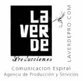 LAVERDE PRODUCCIONES COMUNICACION ESPIRAL AGENCIA DE PRODUCCION Y     SERVICIOS LAVERDEPRO.COM