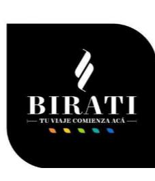 BIRATI TU VIAJE COMIENZA ACÁ