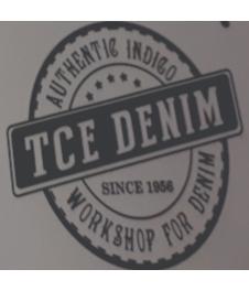 TCE DENIM AUTHENTIC INDIGO WORKSHOP FOR DENIM SINCE 1956