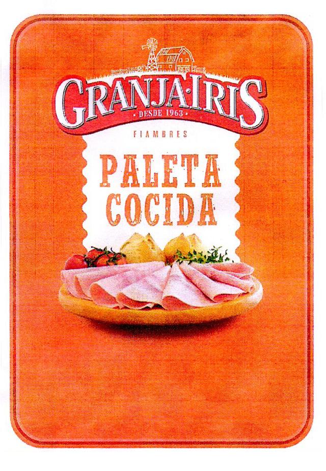 GRANJA·IRIS DESDE 1963 FIAMBRES PALETA COCIDA