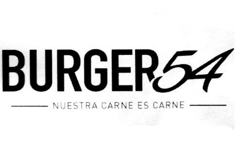 BURGER 54 NUESTRA CARNE ES CARNE