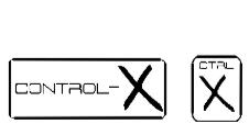 CONTROL-X CTRLX