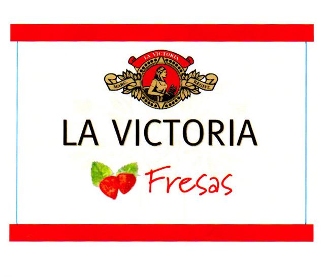 LA VICTORIA FRESAS MARC. REGIST.