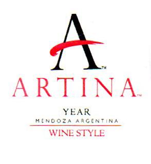 A ARTINA YEAR MENDOZA ARGENTINA WINE STYLE