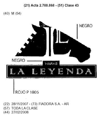 LA LEYENDA HARAS L