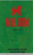 MILIUM PALE ALE CERVEZA SIN GLUTEN HECHO CON