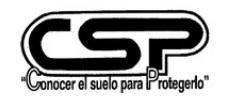 C S P CONOCER EL SUELO PARA PROTEGERLO