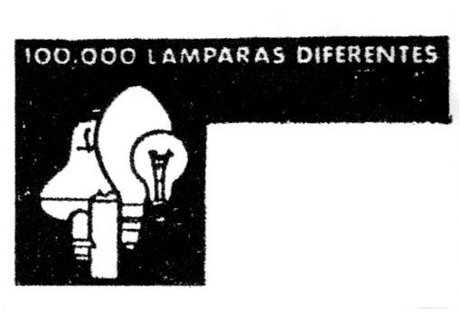 100.000 LAMPARAS DIFERENTES