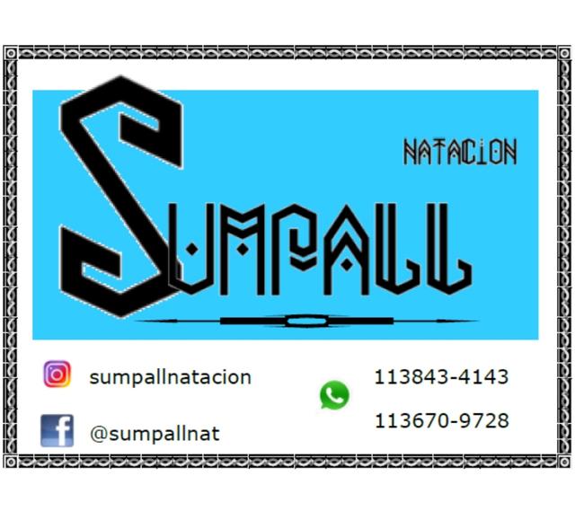 SUMPALL NATACION SUMPALLNATACION F @SUMPALLNAT 113743-4143 113670-9728