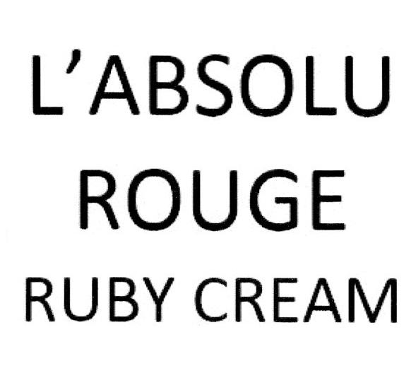 L'ABSOLU ROUGE RUBY CREAM