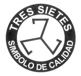 TRES SIETES SIMBOLO DE CALIDAD 777