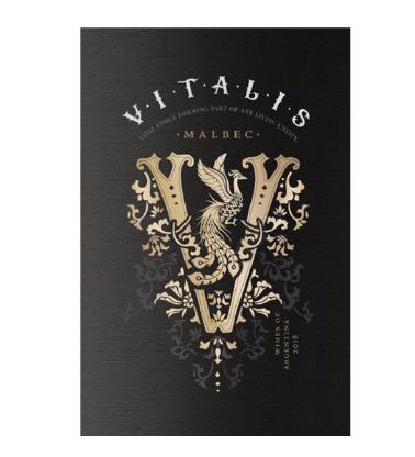 VITALIS MALBEC VITAL FORCE FORMING PART OF ANY LIVING ENTITY WINE OF ARGENTINA 2018