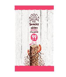 AGUILA SNACK OBLEA SEMILLAS DE CHOCOLATE 99 CALORIAS SABOR YOGURT FRUTILLA