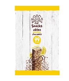 AGUILA SNACK OBLEA SEMILLAS DE CHOCOLATE 99 CALORIAS LIMON