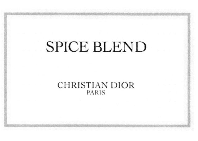 SPICE BLEND CHRISTIAN DIOR PARIS