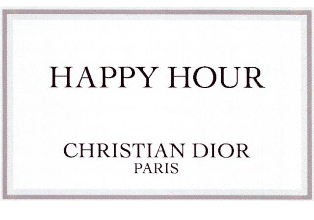 HAPPY HOUR CHRISTIAN DIOR PARIS