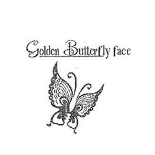 GOLDEN BUTTERFLY FACE