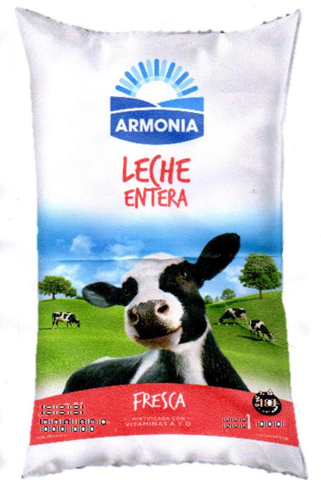 ARMONIA LECHE ENTERA FRESCA FORTIFICADA CON VITAMINAS A Y D