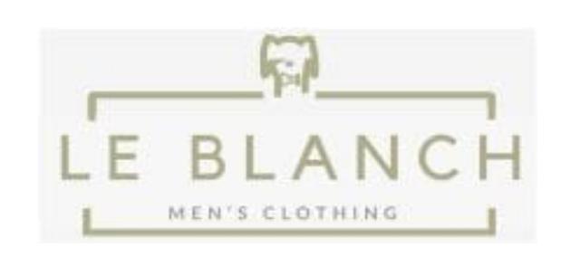 LE BLANCH MEN'S CLOTHING